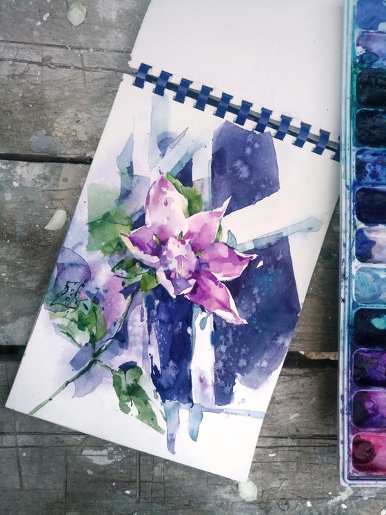 Diptych ‘Violet’