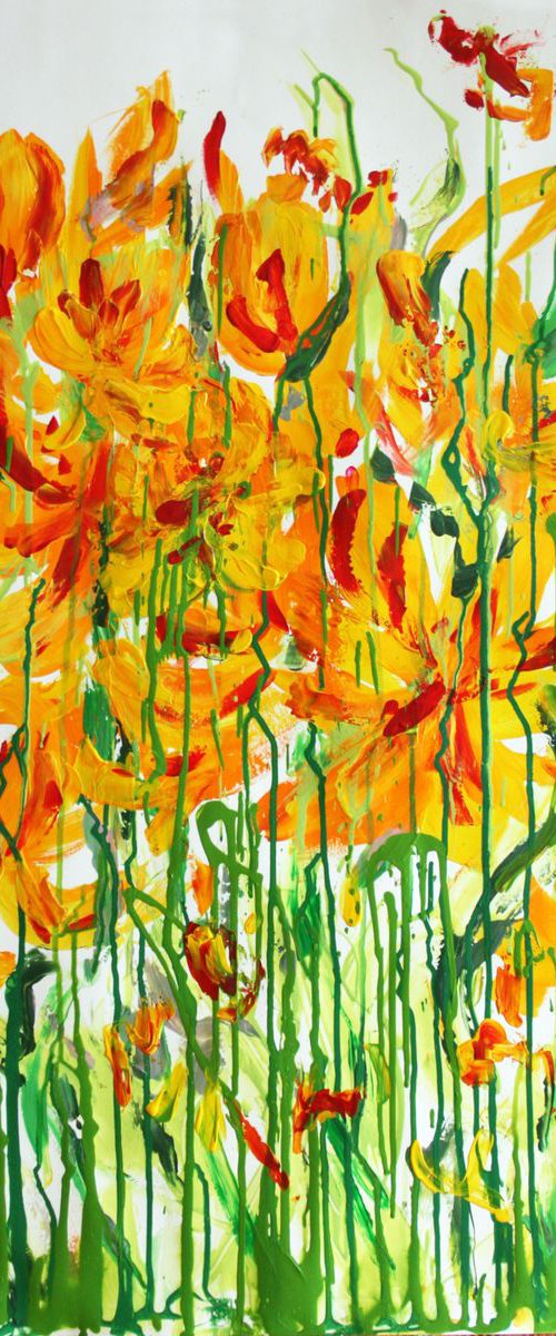 Thicket Tulips by Salana Art Gallery