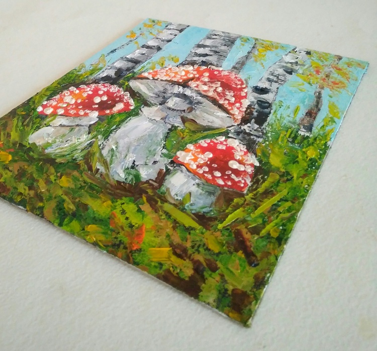 Mushrooms Oil painting by Yulia Berseneva | Artfinder