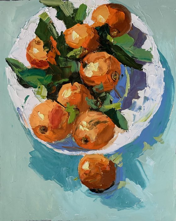 Tangerines, mandarins.