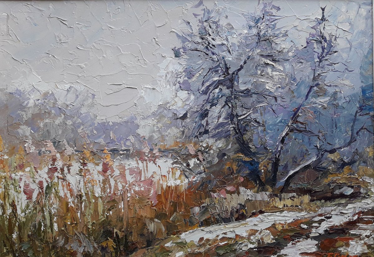 Oil painting Breath of winter nSerb6 by Boris Serdyuk