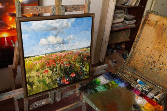 LANDSCAPE WITH POPPIES 2