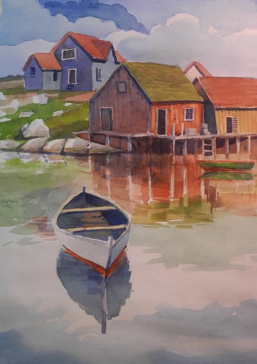 Peggy's Cove, Nova Scotia by Edward  Abela
