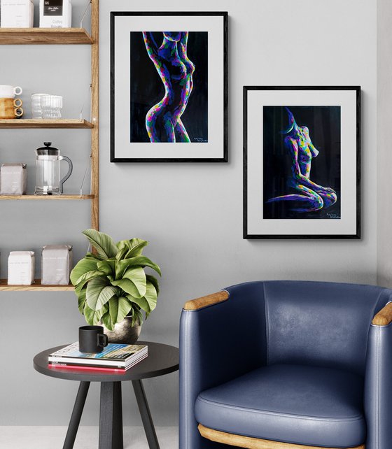 Echoes of the Body. Diptych