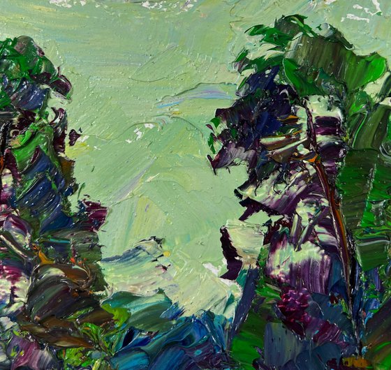 The Road to the Green Dense Forest