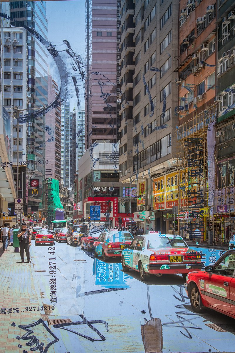 Urban And Pop Cityscapes Photograph By Sergio Capuzzimati, 16 X 24", Morning Gridlock, Original Artwork