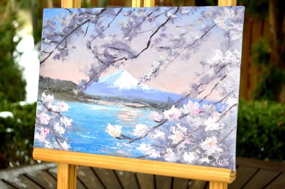 Mt. Fuji & Cherry Blossoms, Kawaguchiko