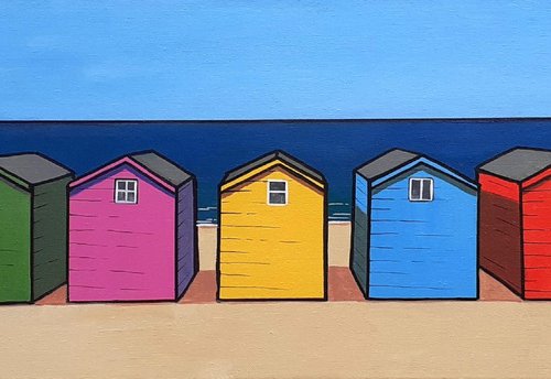 Beach Boxes by Paul Bursnall