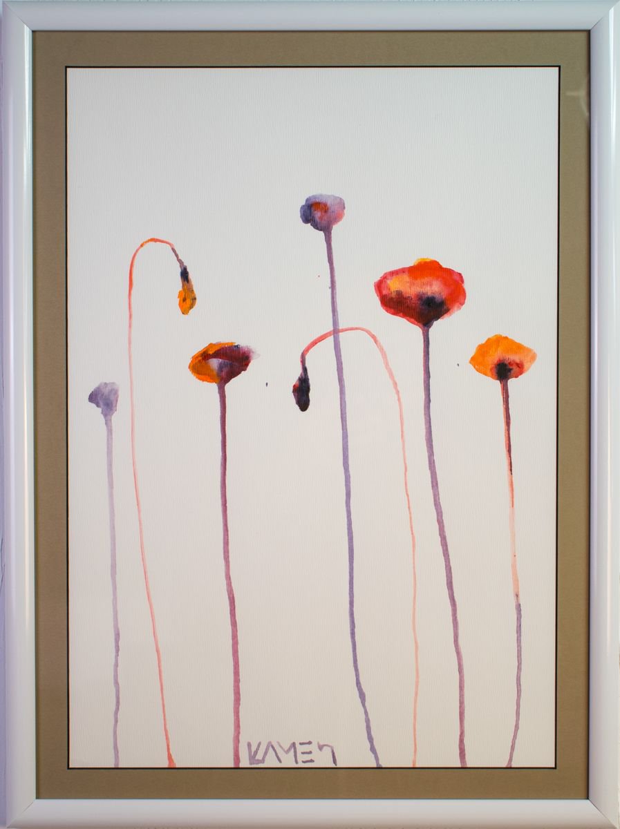 Silent Poppies 3 by Kamen Trifonov