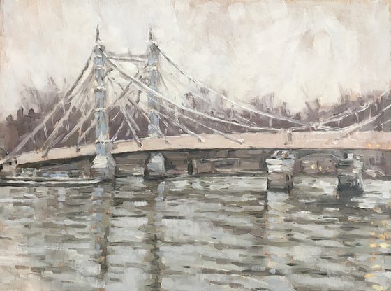 Albert bridge en plein air - London