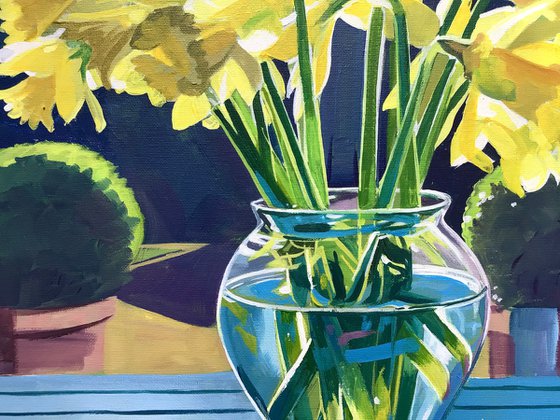 Sunlight And Daffodils