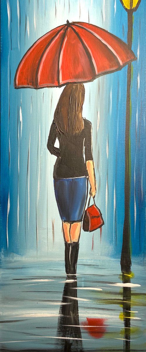 Under The Red Umbrella by Aisha Haider
