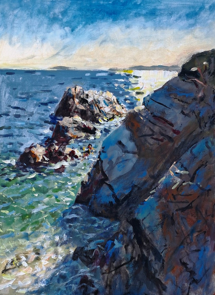  Between The Rocks By Dimitris Voyiazoglou, 12 X 16, Artwork For Sale On Artfinder