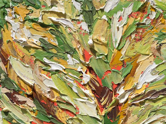 Ever Together - Green Gold Abstract