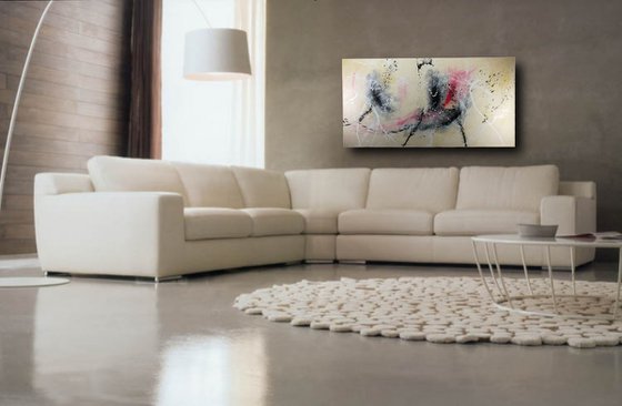large oil painting-abstract -size-180x90-cm-title-c475