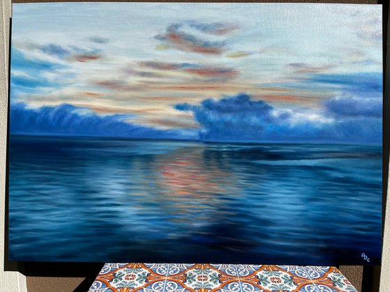 Dawn over Mediterranean: Homebound