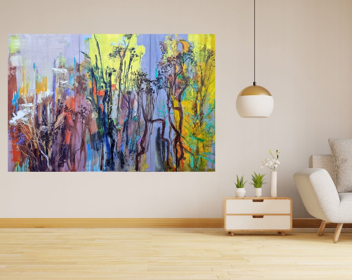 Wildflowers By Victoria Cozmolici, 71 X 47, Artwork For Sale On Artfinder