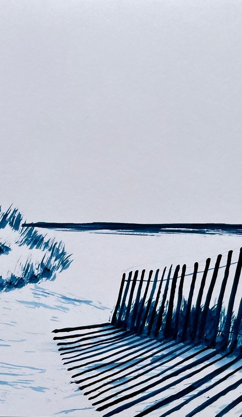 Beach enter by Cadiou Frederic