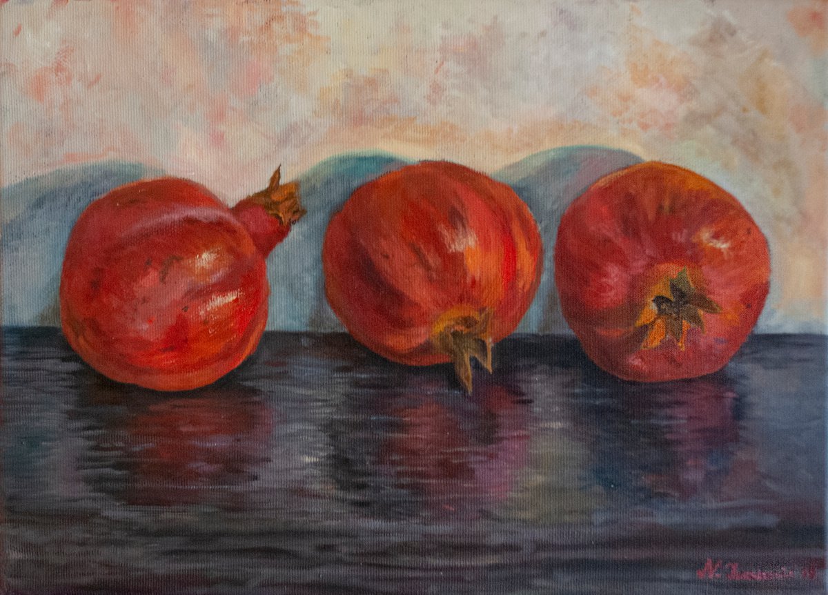 Pomegranates by Nikola Ivanovic