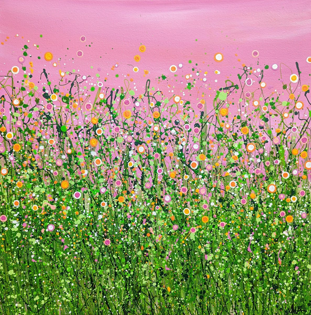 Blushing Confetti Meadows by Lucy Moore