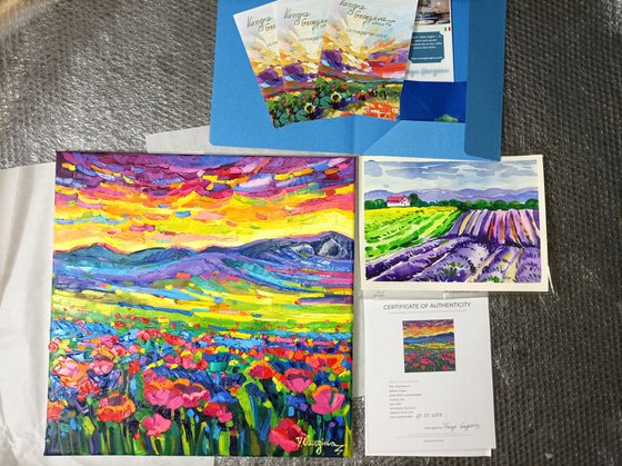 Water lilies reflections