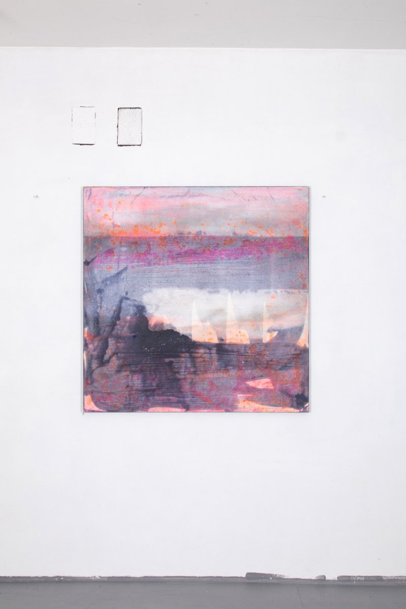 Abstract Acrylic Painting By Rokas Berziunas, 47 X 47", No. 24-95, Original Artwork