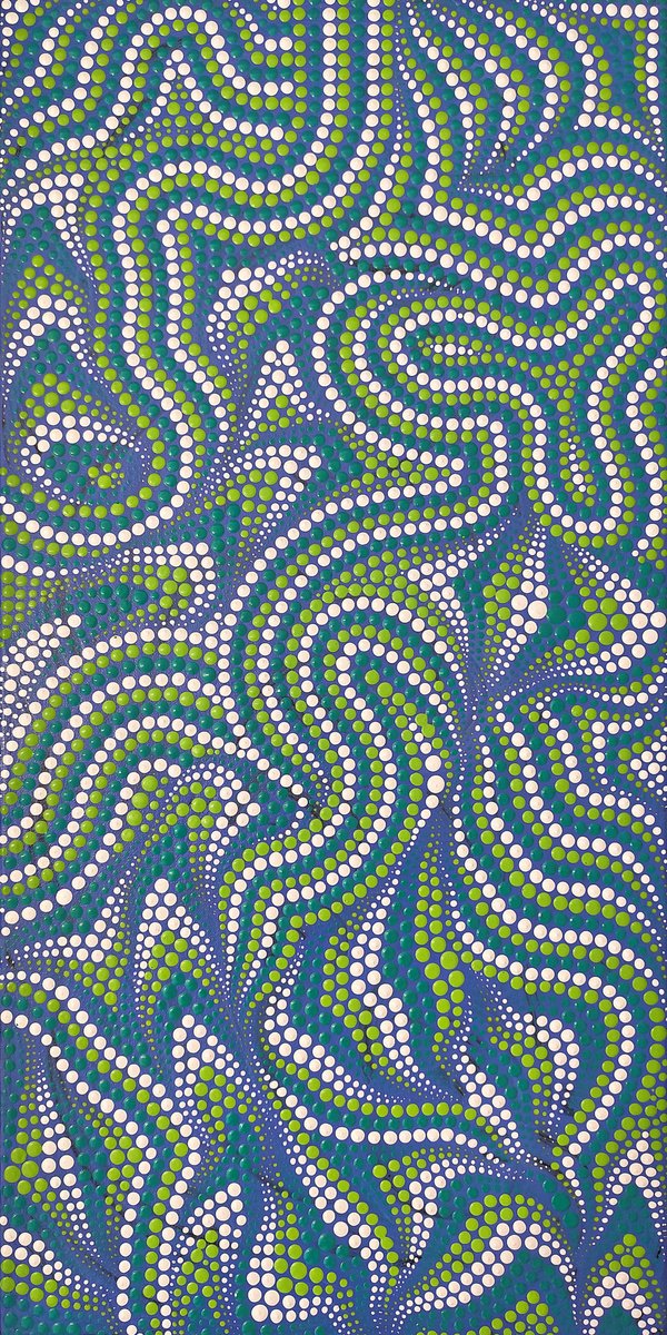 Ocean Rhythm 2 By Oxana Lazari, 16 X 31, Artwork For Sale On Artfinder