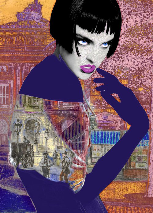Vamp Girl in Paris by Alex Solodov