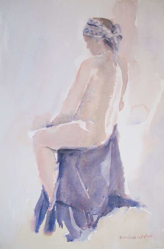 seated nude