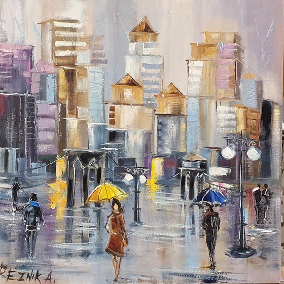 Cityscape 40*40 cm