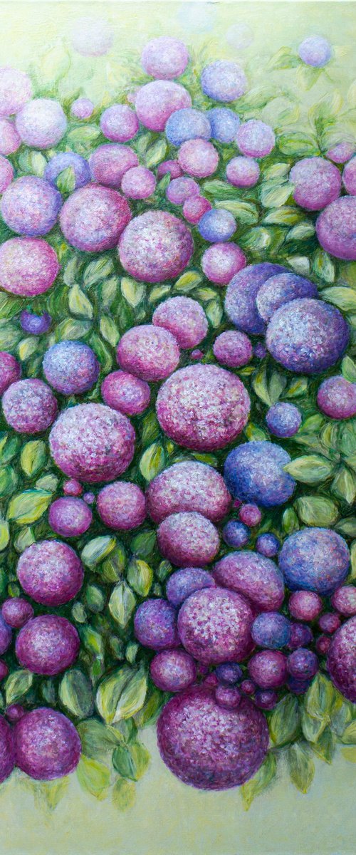 The Hydrangea Galaxy by Mila Moroko