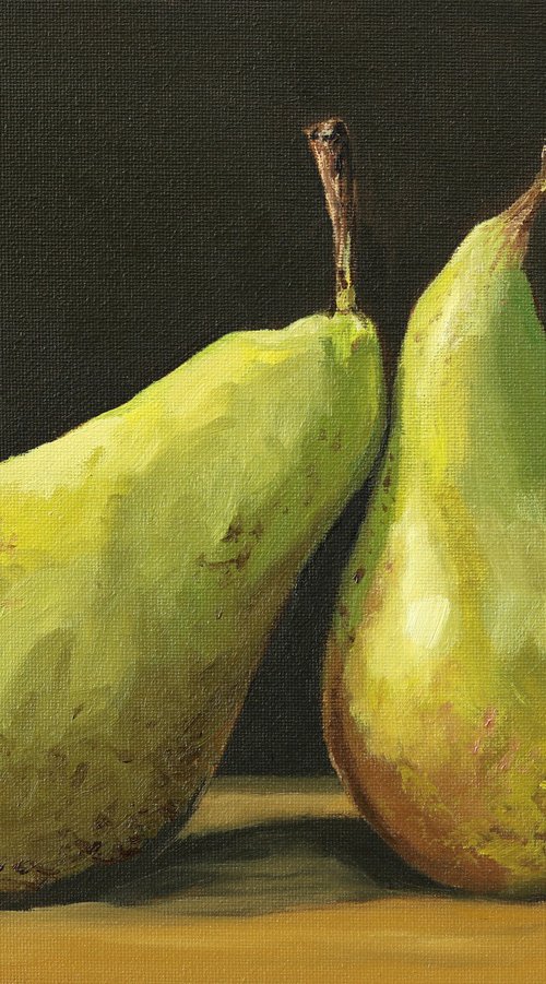 Two more pears by Tom Clay