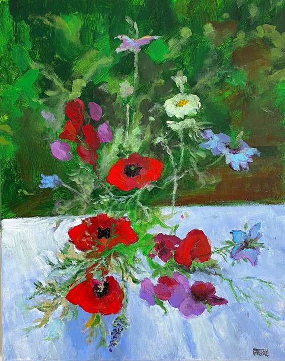 Whispers of Poppies in the Breeze