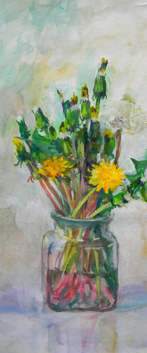 Dandelions by Liudmyla Chemodanova