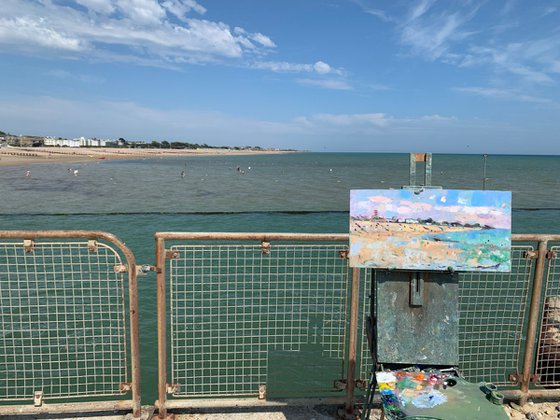 Low Tide at Littlehampton..
