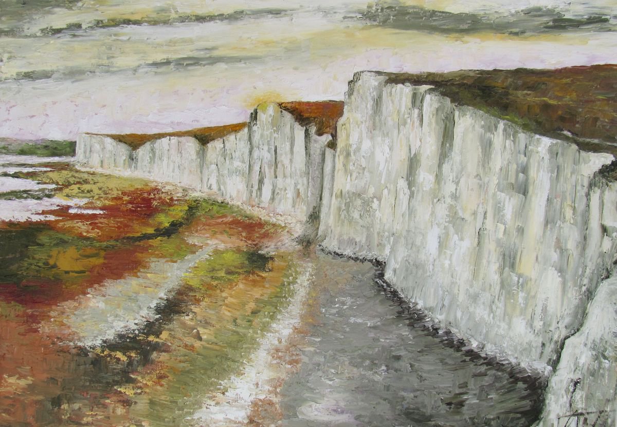 Beachy Head Cliffs by Christine Gaut