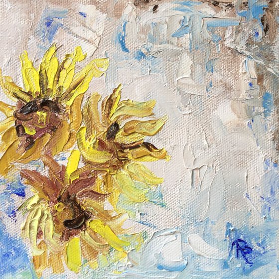 Sunflowers  Impressionist Flowers