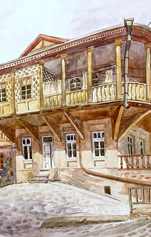 Old Tbilisi House by Aisylu Zaripova
