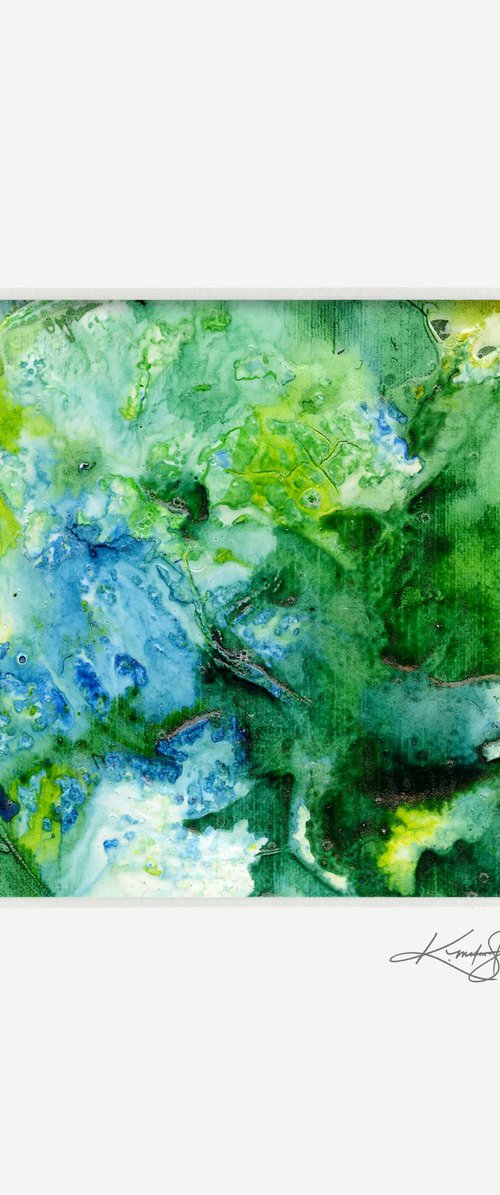 Ethereal Dream 39 - Highly Textural Mixed Media Painting by Kathy Morton Stanion by Kathy Morton Stanion