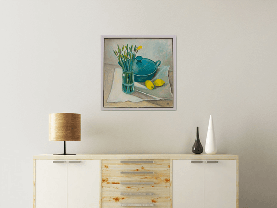 Still Life With Lemons FRAMED