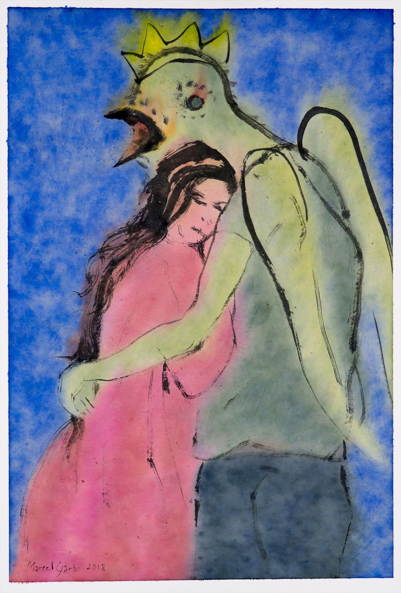 Bird hug by Marcel Garbi
