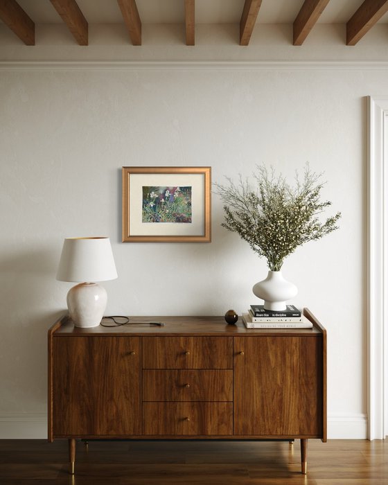 Irises in the garden