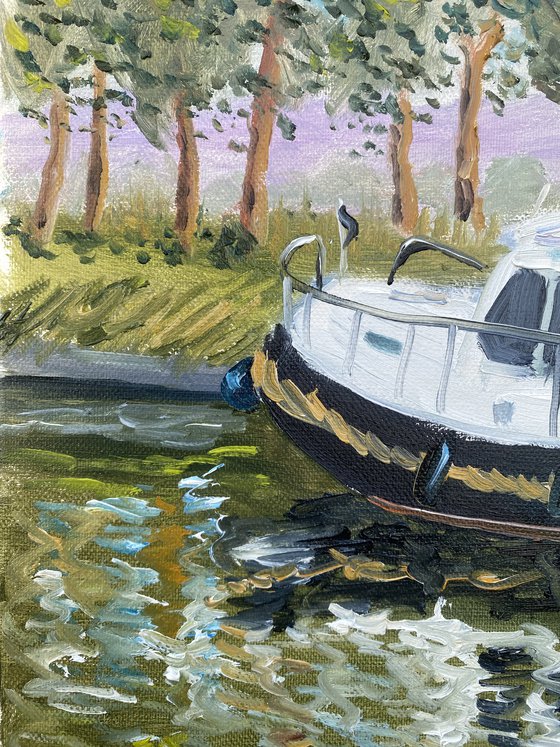 Dutch canal boat