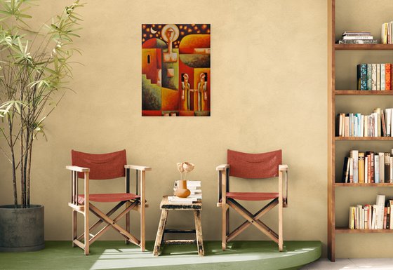 Love over the old town