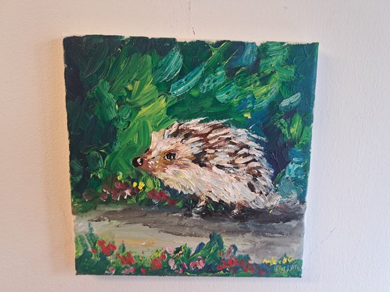 Hedgehog in the forest