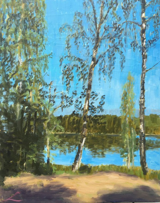 Pastor's lake trees 3