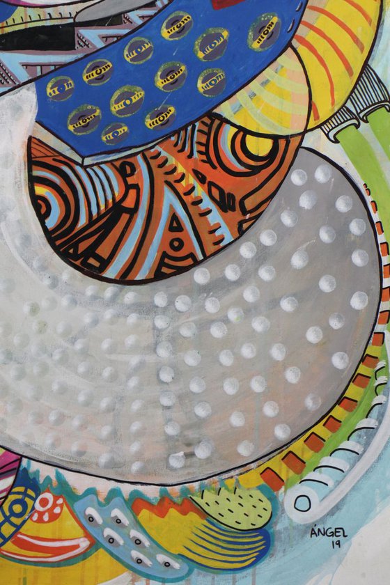 ENERGY FLOWS 125x210cm