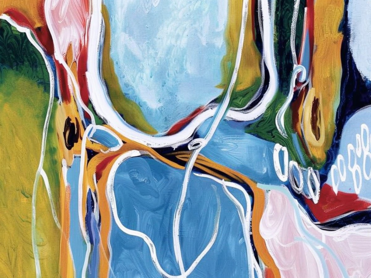 Abstract Print By Elena Avanesova, 31 X 24, Abstract Dreams In Mallorca, Original Artwork