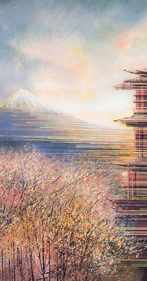 Japan, Tokyo At Sunset by Marc Todd