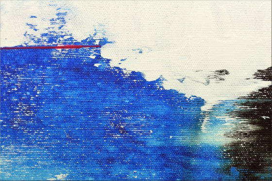 Cheerfulness  - abstract acrylic painting, canvas wall art, framed modern art